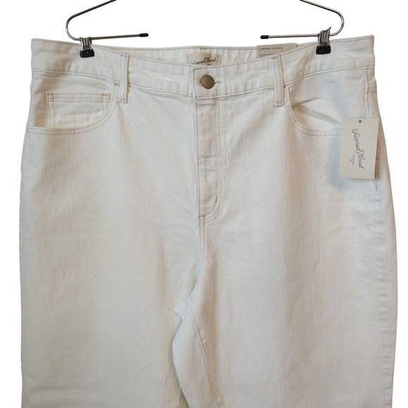 Universal‎ Thread Women's High Rise Wide Leg Jeans Size 18 Comfort Stretch White - Picture 2 of 11